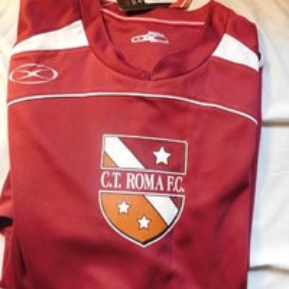XARA CARDIFF SOCCER JERSEY CT ROMA F.C BRAND NEW